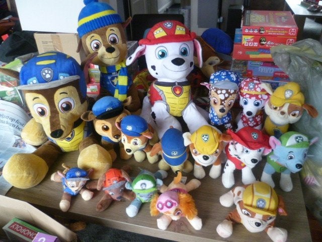 Paw Patrol knuffels te koop, Korrelvulling, Zo goed als nieuw, Meerkleurig, Paw Patrol