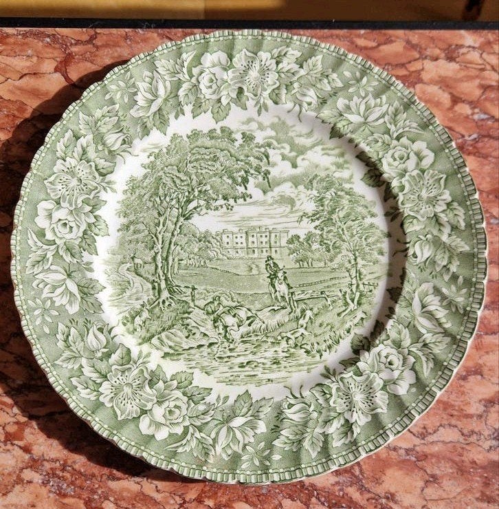 Antiek dinerbord H. Aynsley & Co Ltd - England's Heritage, Ophalen of Verzenden