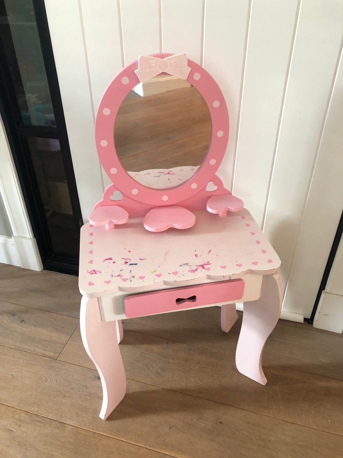 Make-up tafeltje voor jonge dames, Ophalen of Verzenden, Gebruikt, Tafel