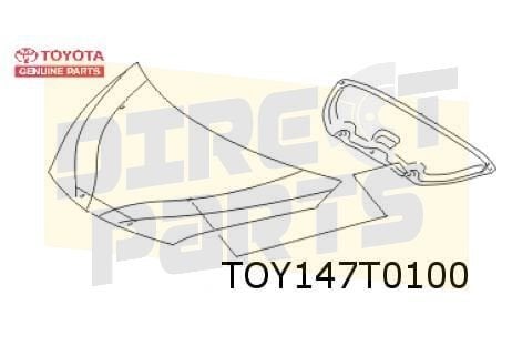 Toyota Verso S (1/11-6/16) motorkap (te spuiten) Origineel!