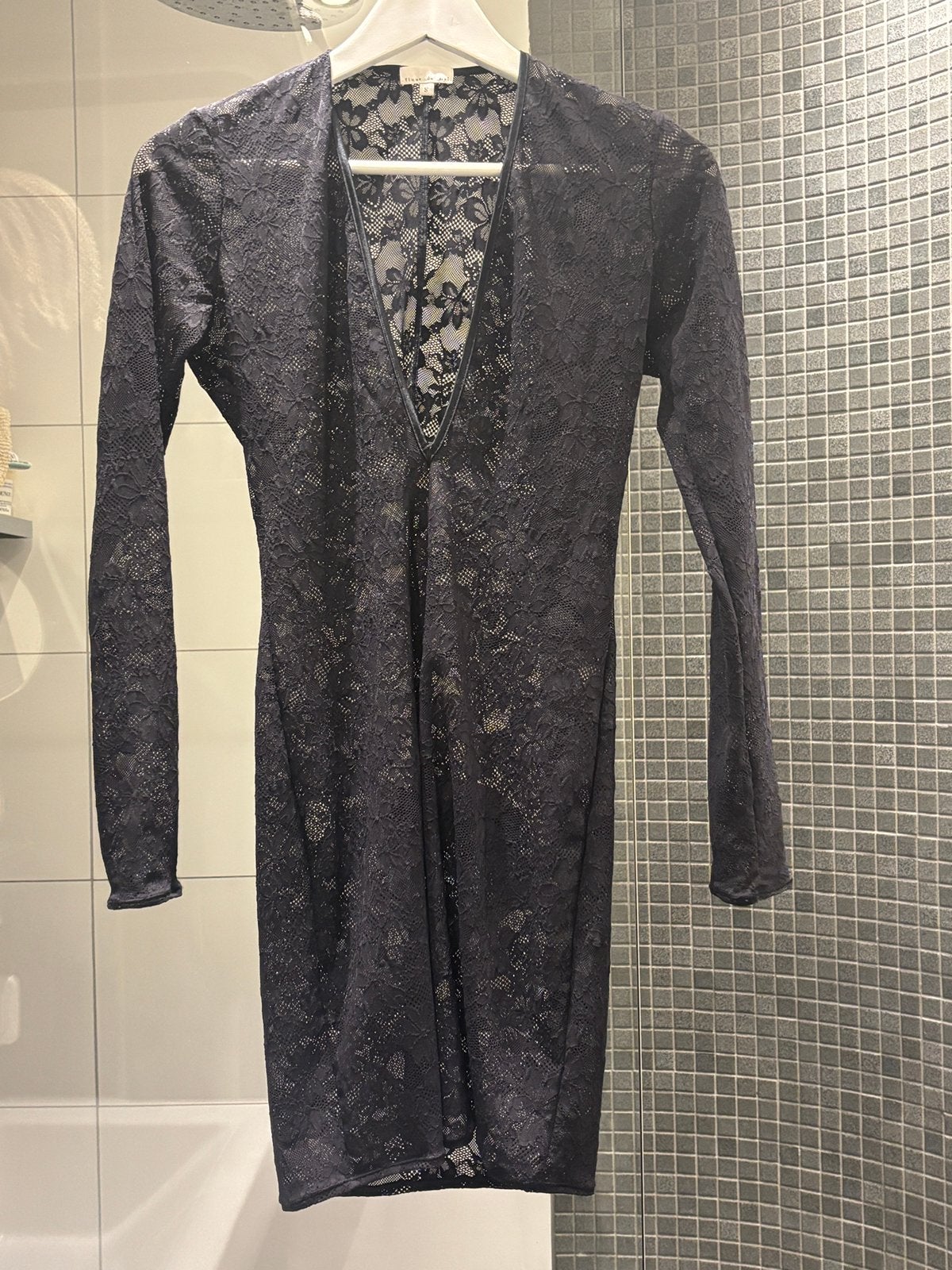 Fleur Du Mal - Black Lace Jurk, Ophalen of Verzenden, Zo goed als nieuw, Zwart, Boven de knie