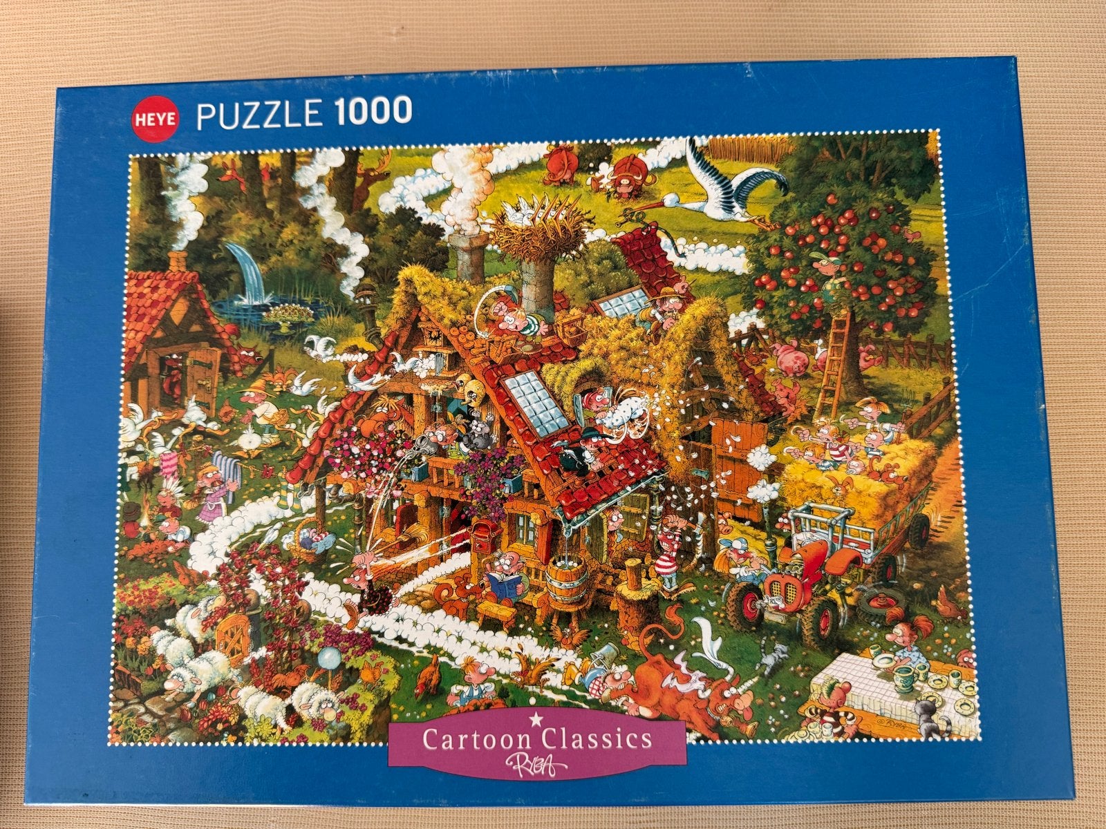 Heye Cartoon Classics Puzzel 1000 stukjes - Per puzzel, Ophalen, 500 t/m 1500 stukjes, Gebruikt, Legpuzzel