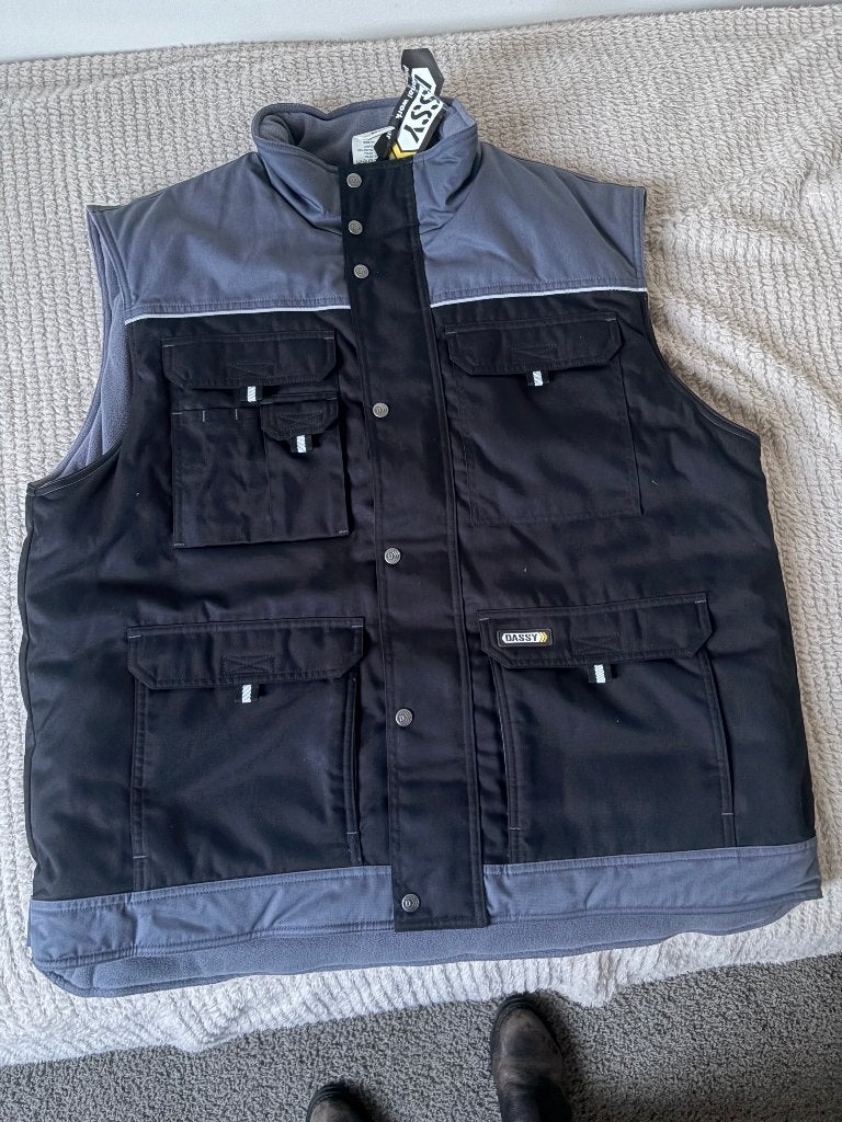Dassy Bodywarmer, Dassy, Zwart, Nieuw, Overige maten