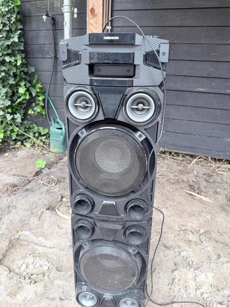 Medion Party-Soundsystem - Amper gebruikt, Losse componenten, Zo goed als nieuw, Speakers, Ophalen