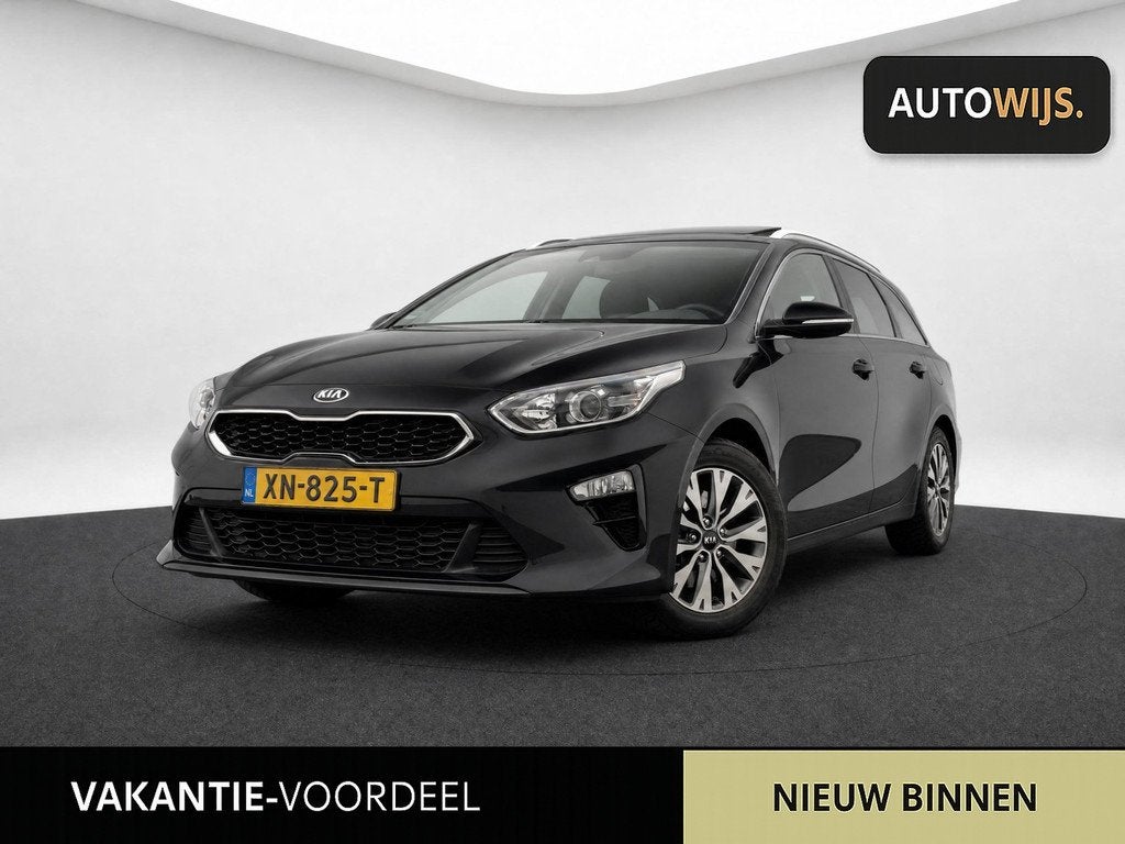 Kia Ceed Sportswagon 1.0 T-GDi DynamicLine|CAMERA|PANO|NL AU, Auto's, Kia, Voorwielaandrijving, Stof, Gebruikt, Zwart