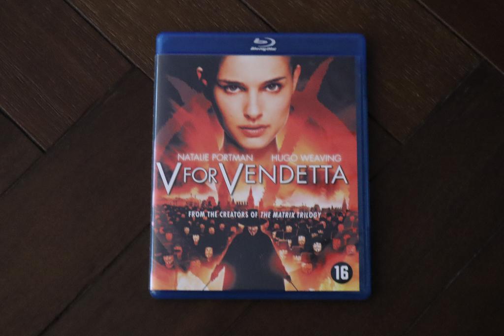 V for Vendetta (Blu-ray), Cd's en Dvd's, Blu-ray, Ophalen of Verzenden, Zo goed als nieuw, Actie