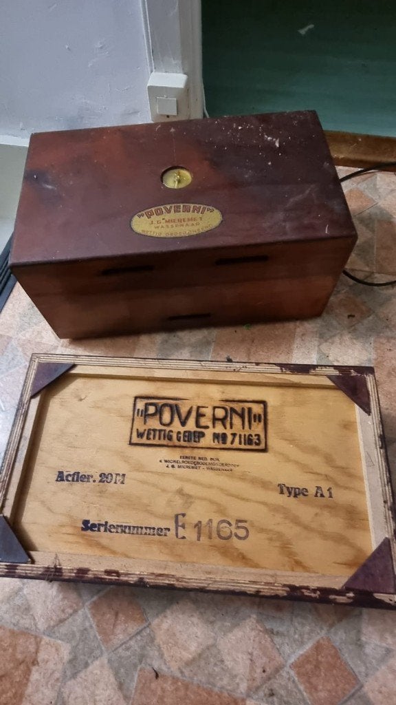 Vintage Poverni aardstralenkastje - Jan Mieremet, Ophalen of Verzenden