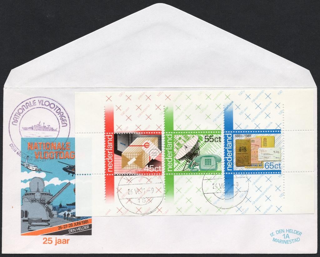 25 jaar Nationale Vlootdagen Den Helder 1981, Verzenden, Envelop