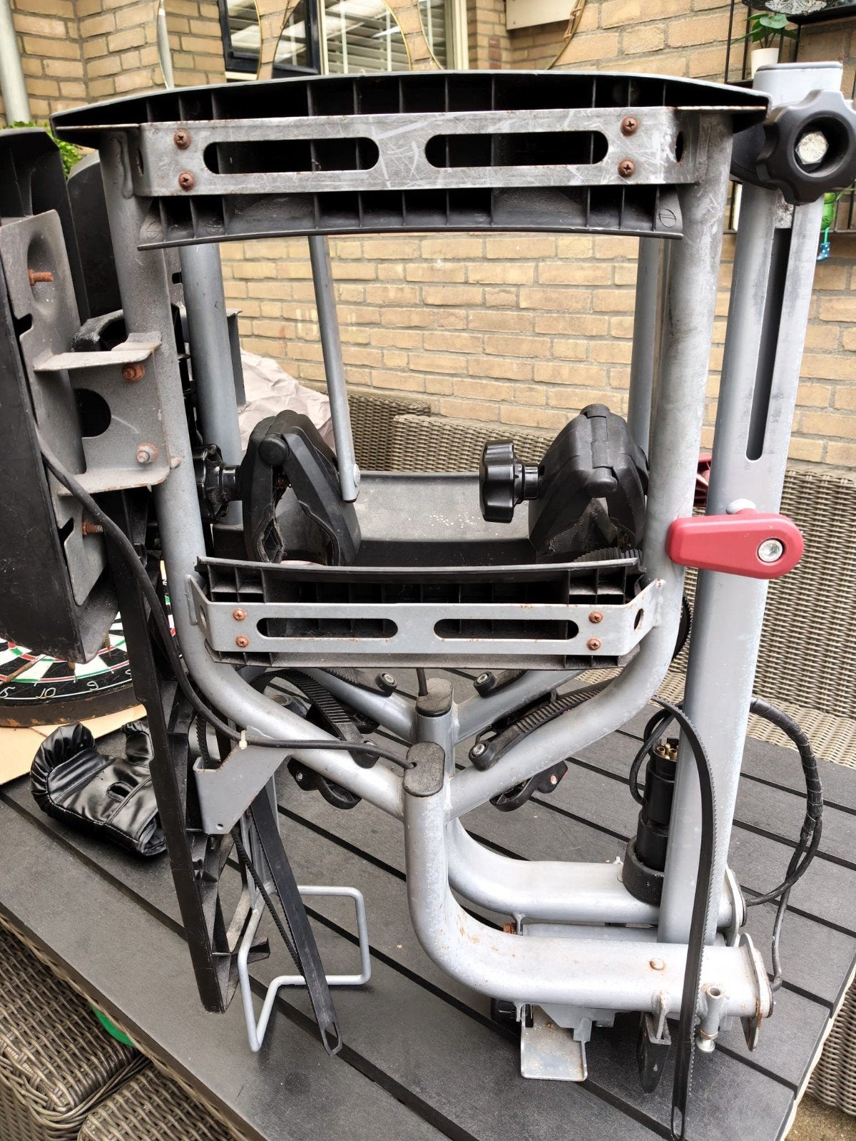 movanext fietsendrager, Ophalen, Gebruikt, 2 fietsen, Trekhaakdrager