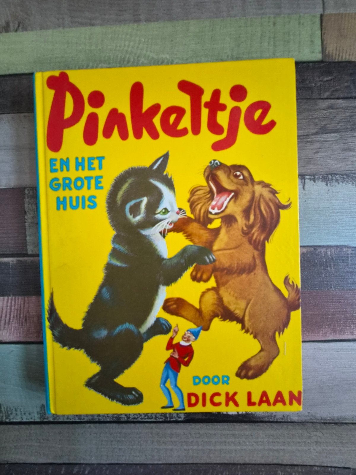 Pinkeltje en het grote huis - Dick Laan, Gelezen, Dick Laan, Ophalen of Verzenden, Meerdere stripboeken