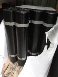 Bitumen dakleer toplaag met lei 5 meter voor 19,83 per rol, Steen of Klei, Zwart, Nieuw, 15 m² of meer
