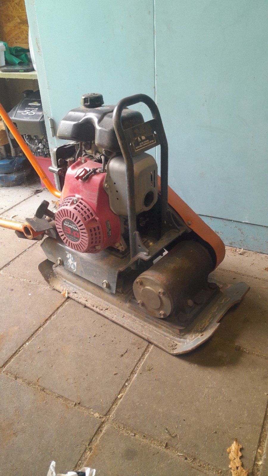 Belle pcel 320 x trilplaat honda 32 cm benzine tril plaat, Ophalen, Gebruikt, Belle honda