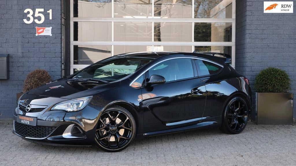 Opel ASTRA GTC 2.0 Turbo OPC 280PK NAVI LEDER VOL!, Auto's, 1998 cc, Gebruikt, 4 cilinders, Zwart