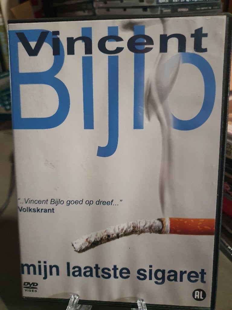 Vincent Bijlo Voorstelling: Mijn laatste sigaret DVD, Alle leeftijden, Ophalen, Zo goed als nieuw, Stand-up of Theatershow