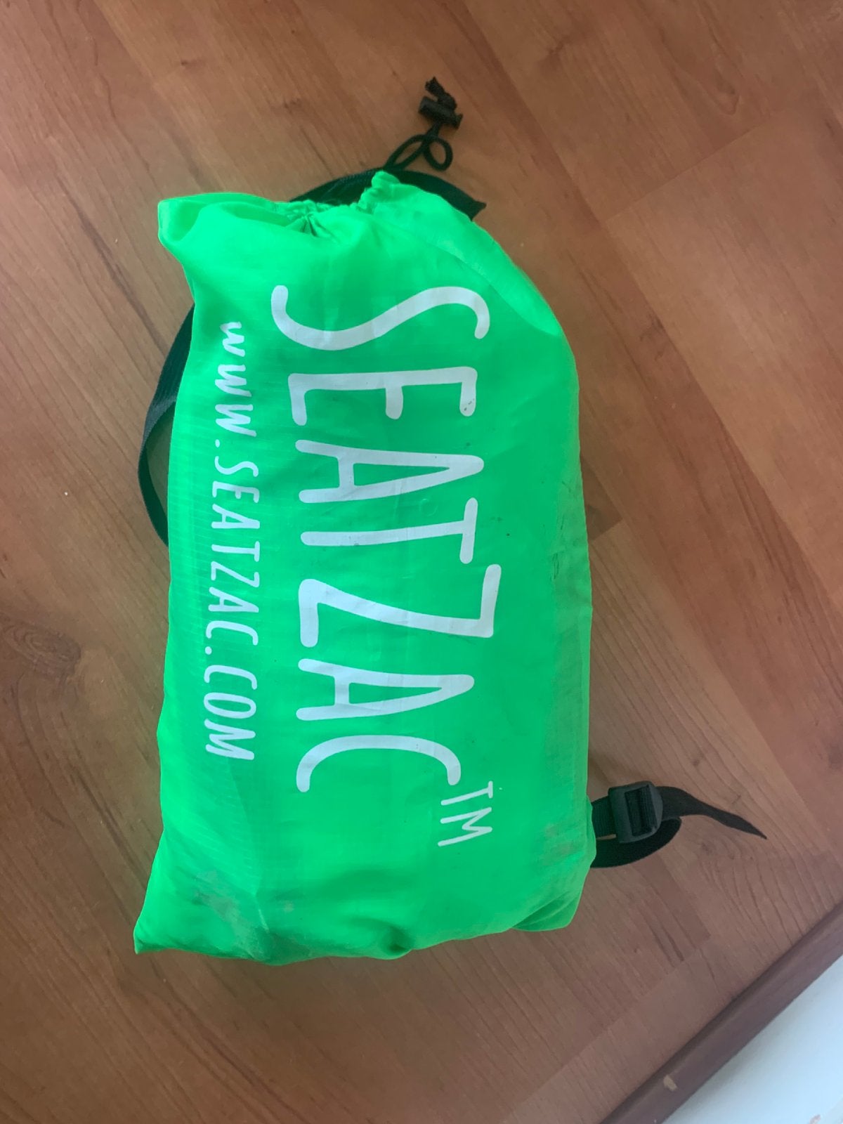 Seatzac opblaasbaar, Ophalen of Verzenden, Zo goed als nieuw, Groen, Zitzak