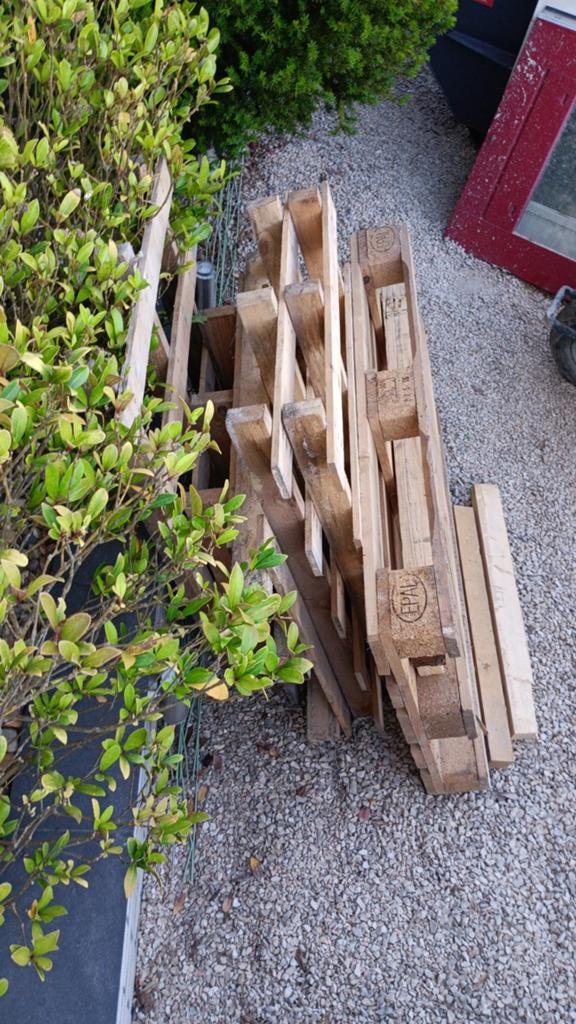 Gratis wegwerp pallets af te halen, Doe-het-zelf en Verbouw, Hout en Planken, Ophalen, Gebruikt, Pallet