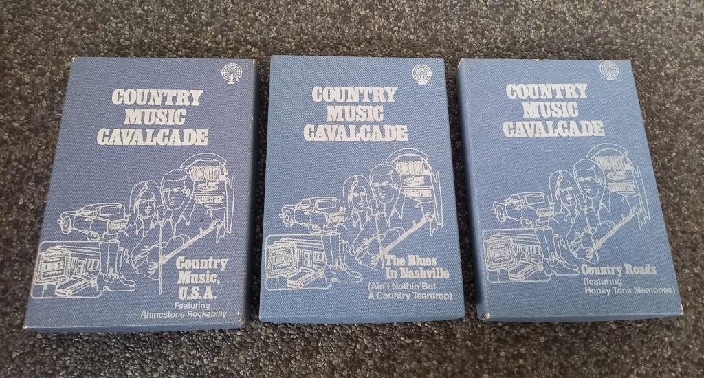 * 6 cassettebandjes Country Music Cavalcade blauw *, Gebruikt, 2 t/m 25 bandjes, Ophalen of Verzenden, Origineel