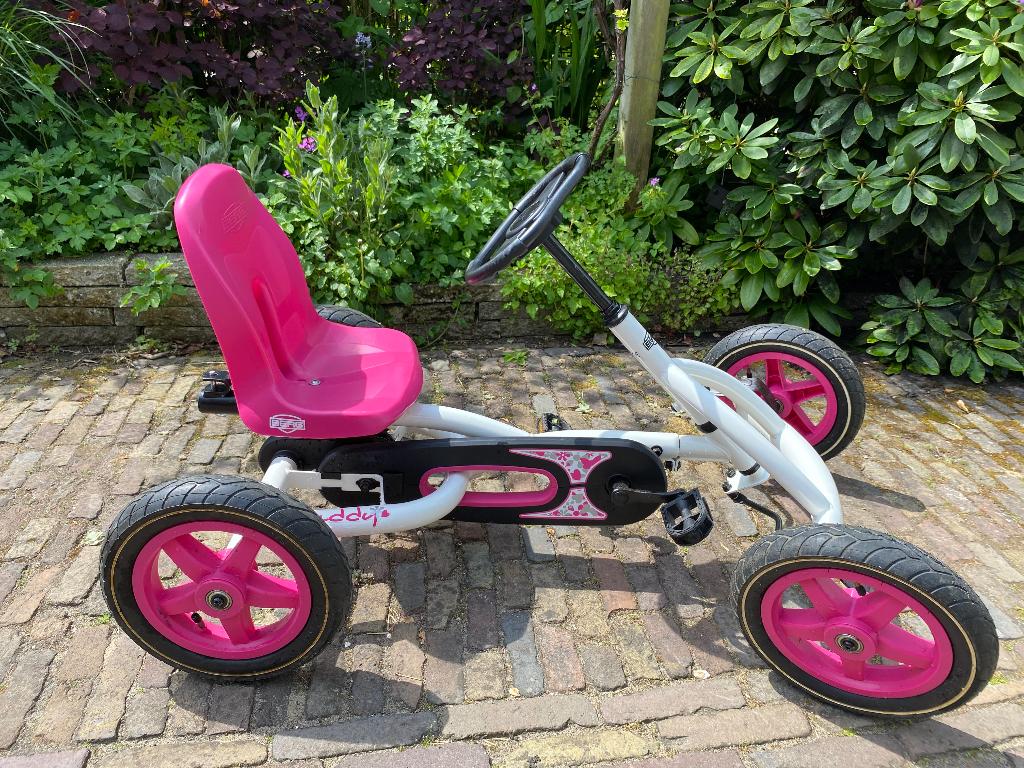 Berg skelter buddy roze wit, Kinderen en Baby's, Speelgoed | Buiten | Skelters, Ophalen, Zo goed als nieuw, Berg