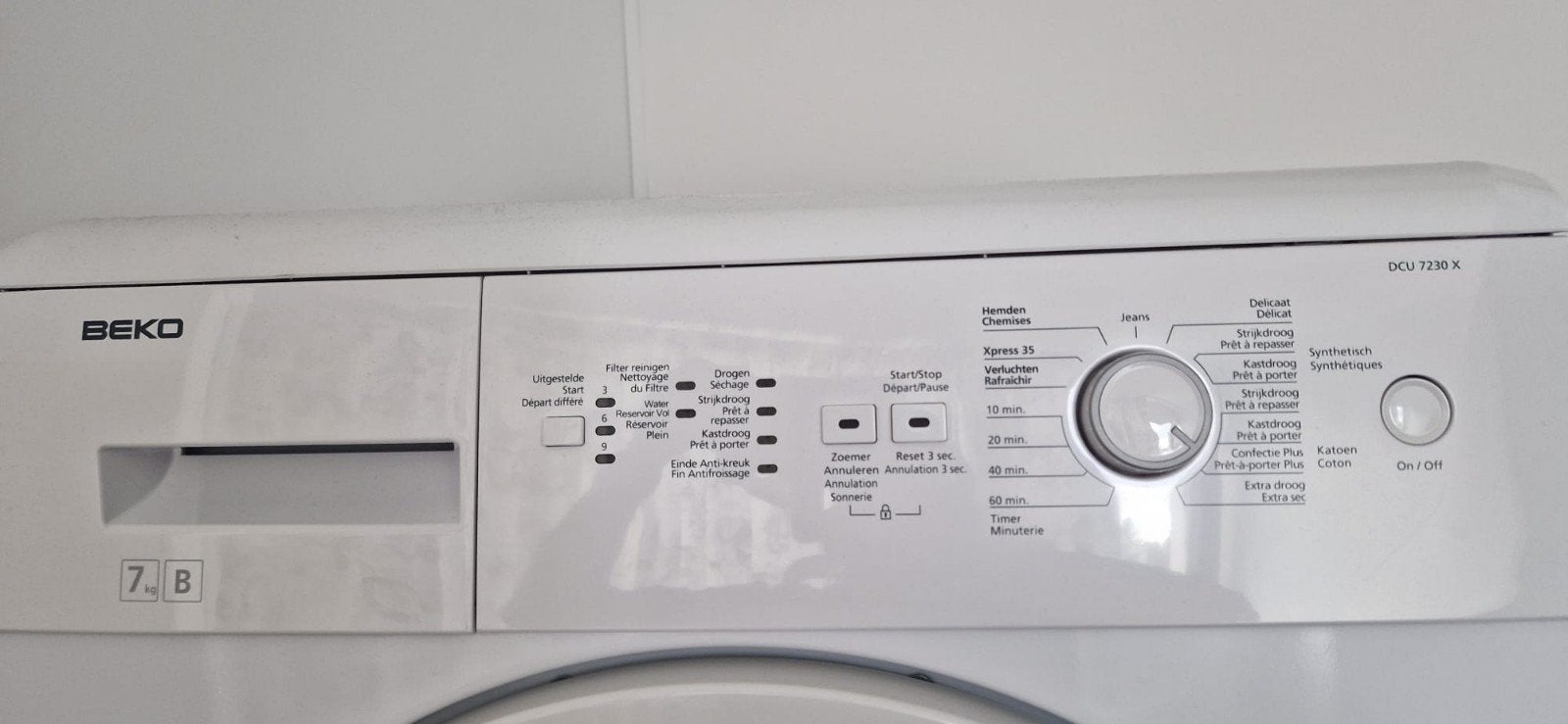 Te koop: condensdroger, Ophalen, 6 tot 8 kg, Gebruikt, Voorlader