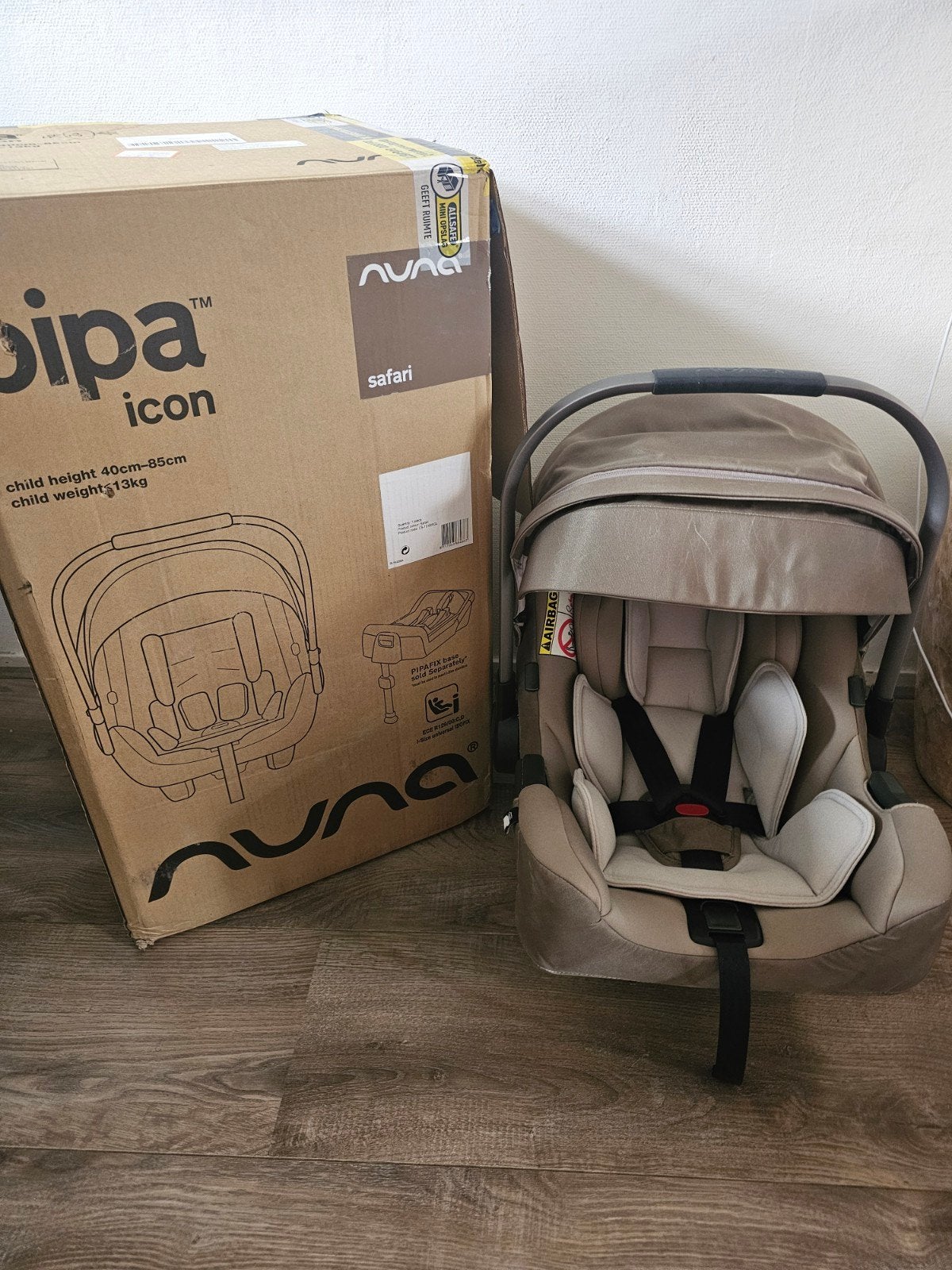 Nuna Pipa autostoel baby (Maxicosi), Overige merken, Ophalen of Verzenden, Zo goed als nieuw, Isofix