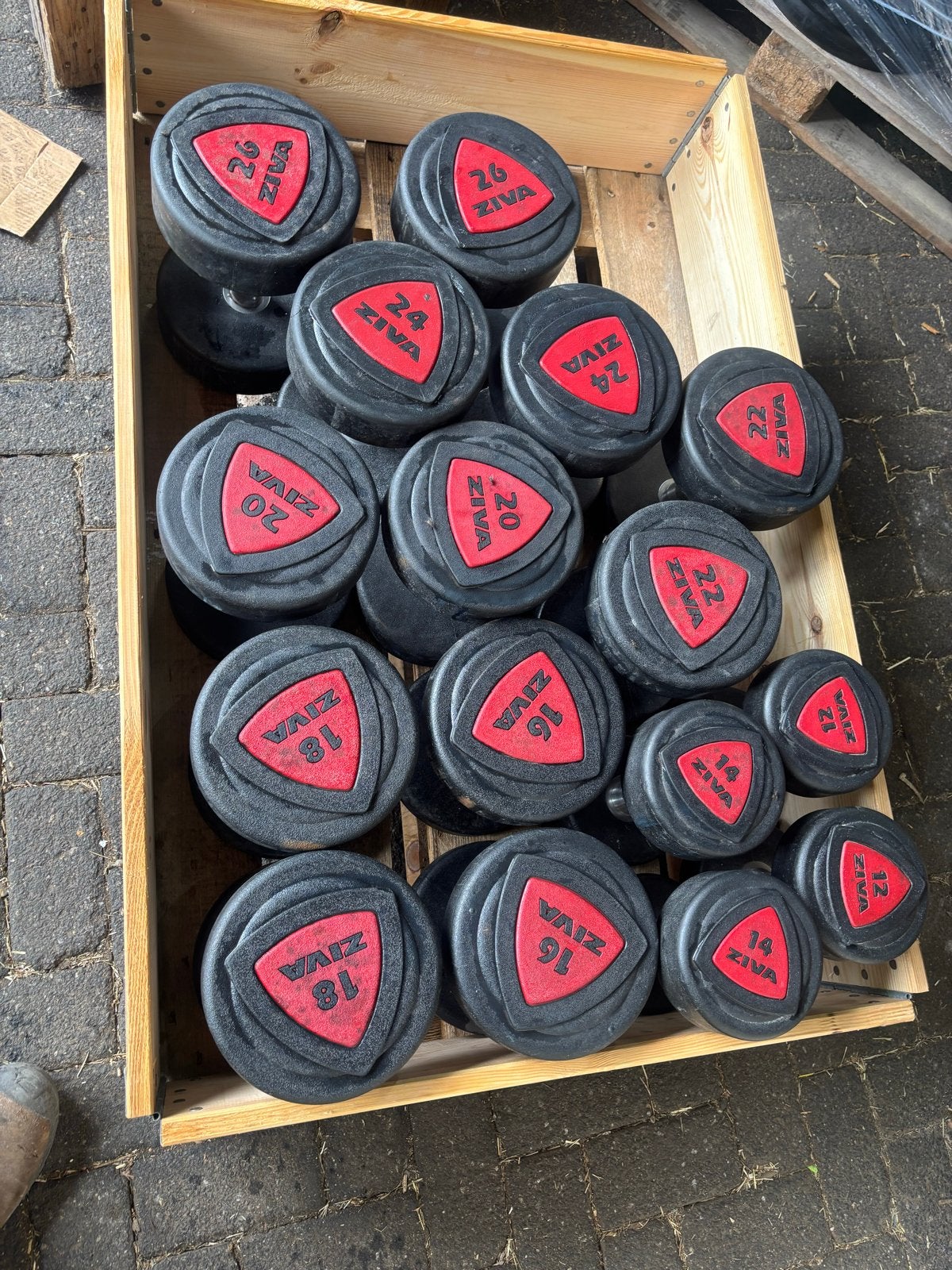 Ziva PU Dumbbells (opgeknapt) - Diverse sets beschikbaar, Sport en Fitness, Ziva, Dumbbell, Gebruikt, Ziva