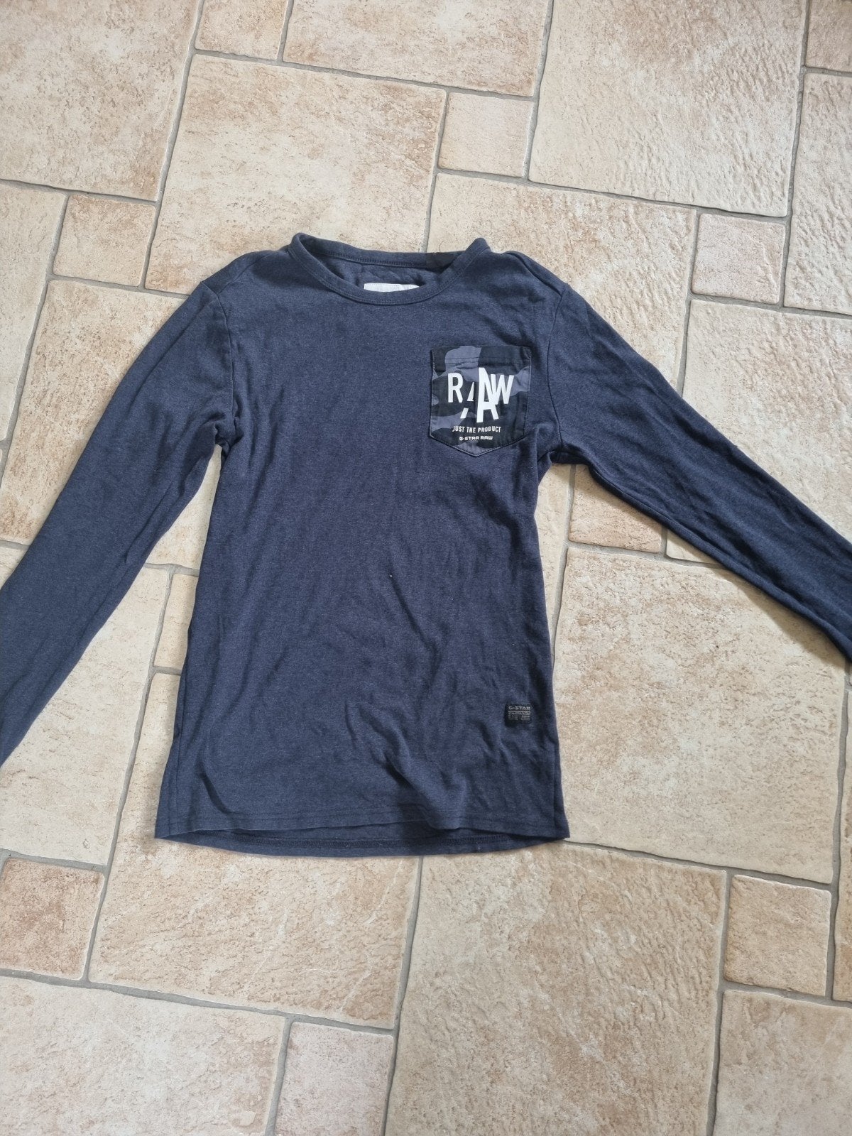 Nieuw blauw g-star shirt trui maat s 176 jongen, Trui of Vest, Nieuw, Ophalen of Verzenden, G-Star Raw