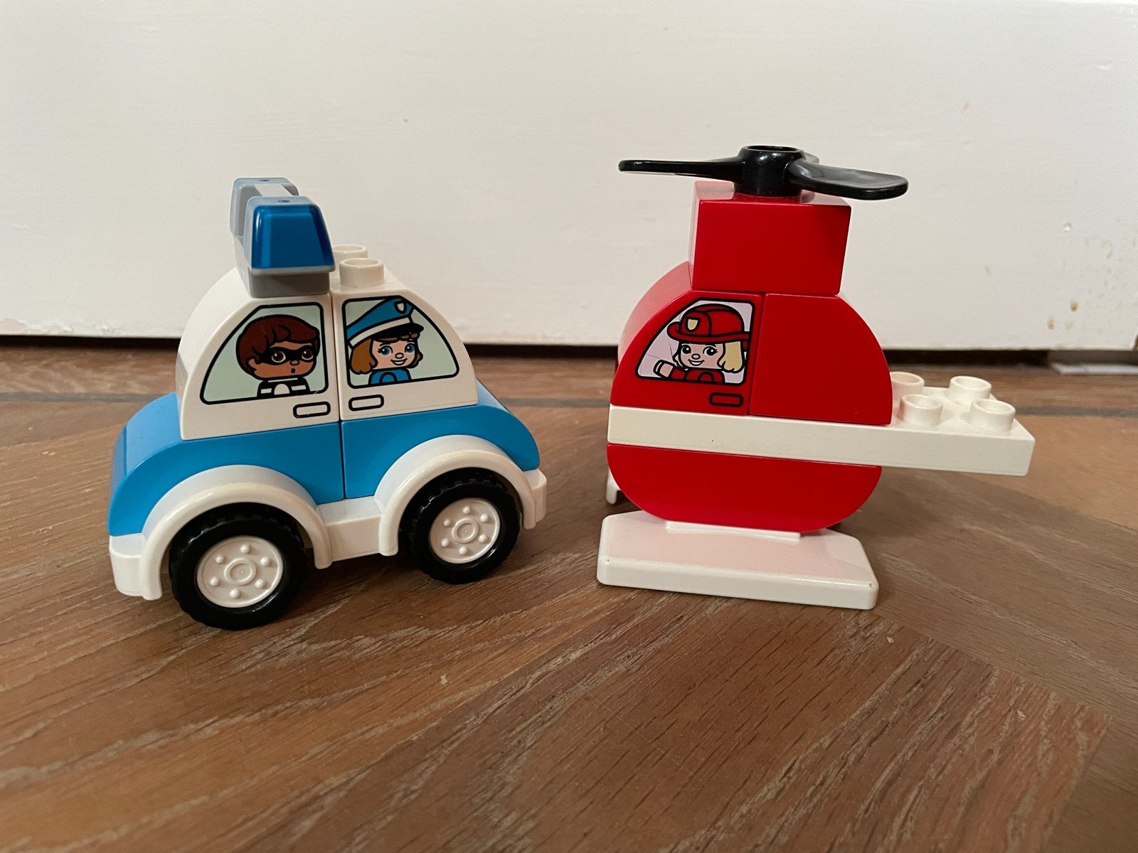 Lego Duplo Politieauto en Helikopter 10957, Kinderen en Baby's, Inclusief minifiguren, Gebruikt, Ophalen of Verzenden, Duplo