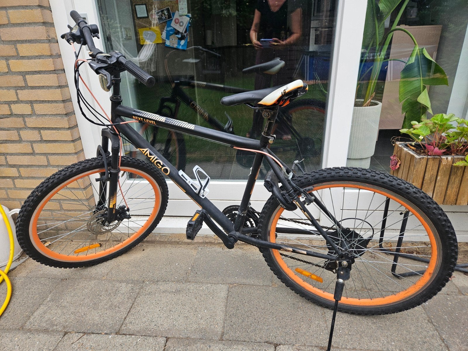Amigo Mountainbike - Zwart/Oranje. 26 inch., Fietsen en Brommers, Fietsen | Mountainbikes en ATB, Overige merken, Gebruikt, Heren