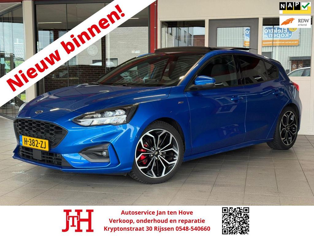 Ford Focus 1.5 EcoBoost ST Line Business*Camera*Automaat*Pan, Auto's, Ford, 1304 kg, Stof, Gebruikt, Blauw