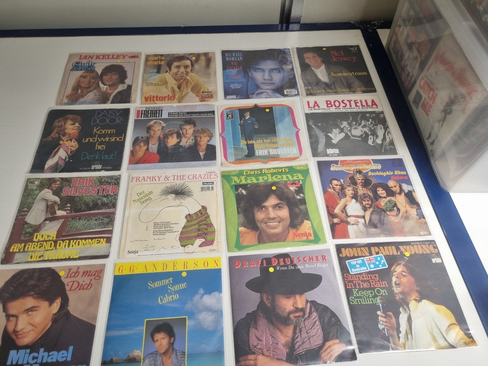 Duitse singles - Diverse artiesten - Schlager vinyl, Ophalen, Gebruikt, 7 inch, Schlager