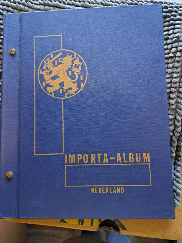 2 Importa albums postzegels Nederland jaren '70 & '80, Verzenden, Na 1940, Gestempeld
