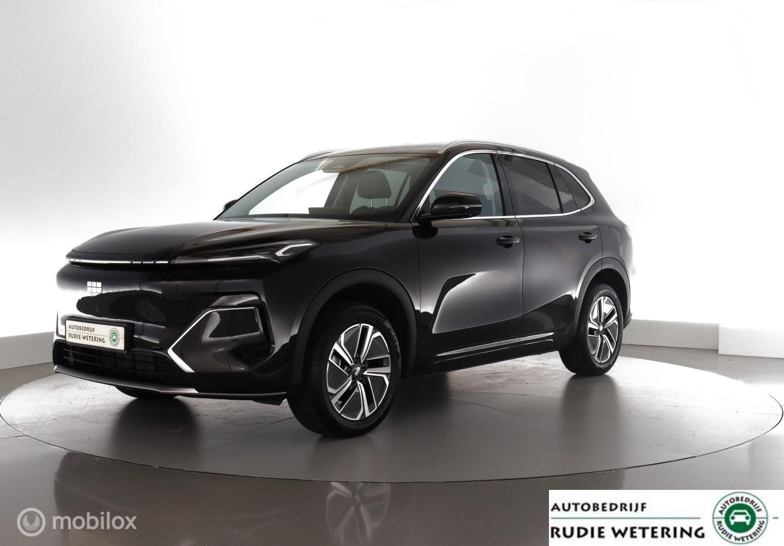 Geely Starray EM-i 1.5 Pro Direct leverbaar|led|nav|360cam|a, Auto's, Gebruikt, 4 cilinders, Met garantie (alle), Zwart