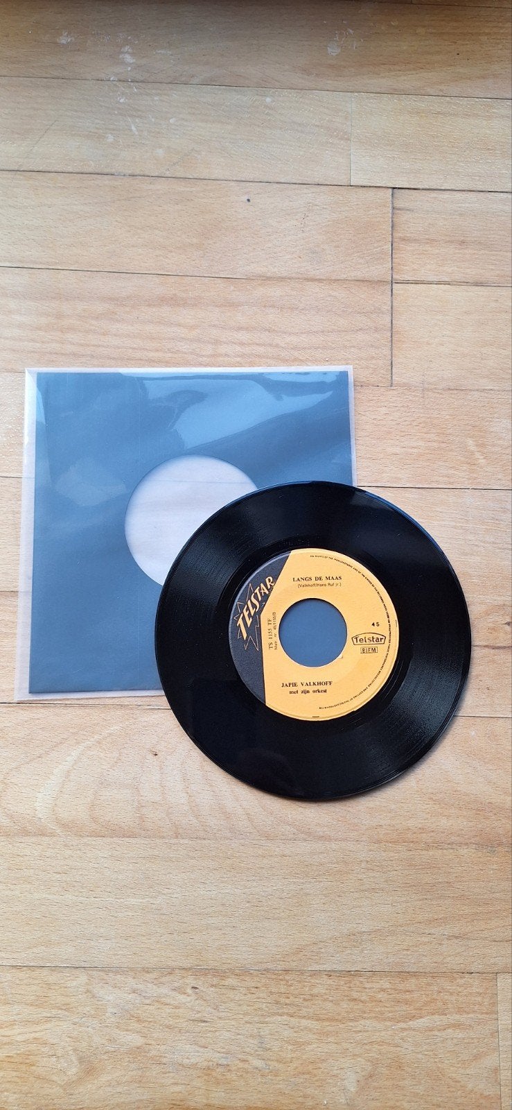 Japie Valkhoff - Dat Kan Alleen In Rotterdam! /Langs De Maas, Gebruikt, 7 inch, Ophalen of Verzenden, EP