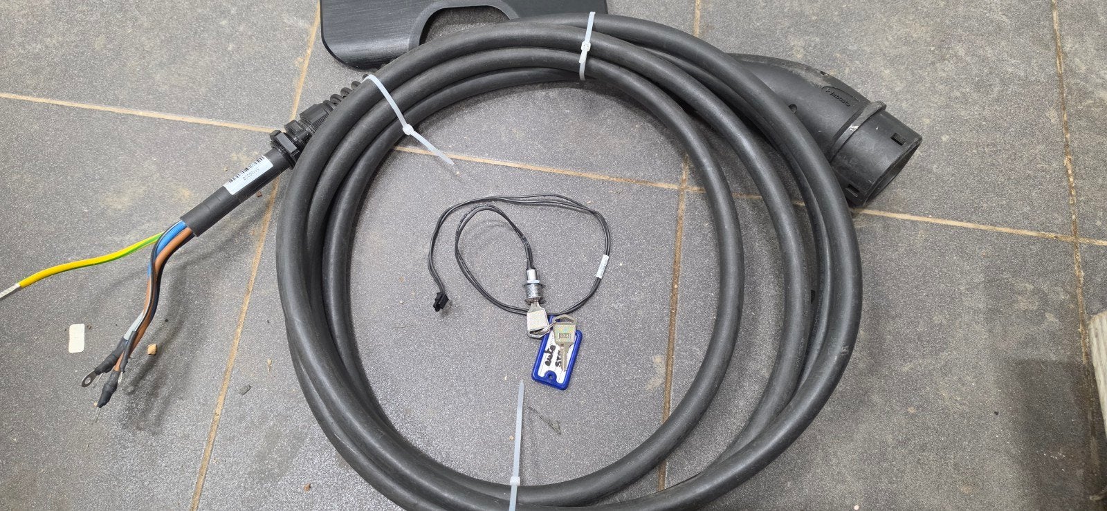 Type 2 Laadkabel 5 meter - Zo goed als nieuw, Ophalen of Verzenden, Zo goed als nieuw, Laadkabel