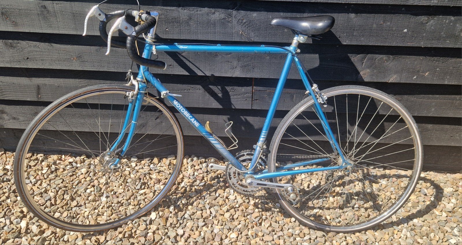 Vintage Motobecane racefiets - Blauw, 28 inch, Fietsen en Brommers, 28 inch, Gebruikt, Staal, Ophalen