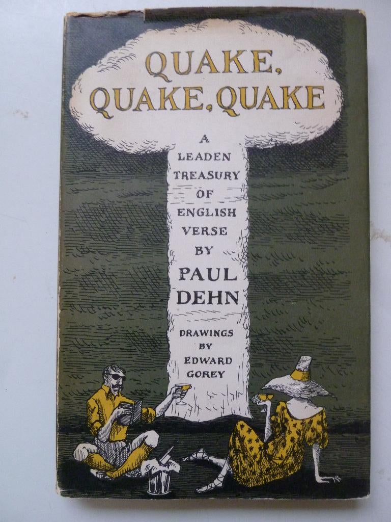 Quake, Quake, Quake Paul Dehn Edward Gorey 1961 1ste editie, Gelezen, Europa overig, Verzenden, Paul Dehn