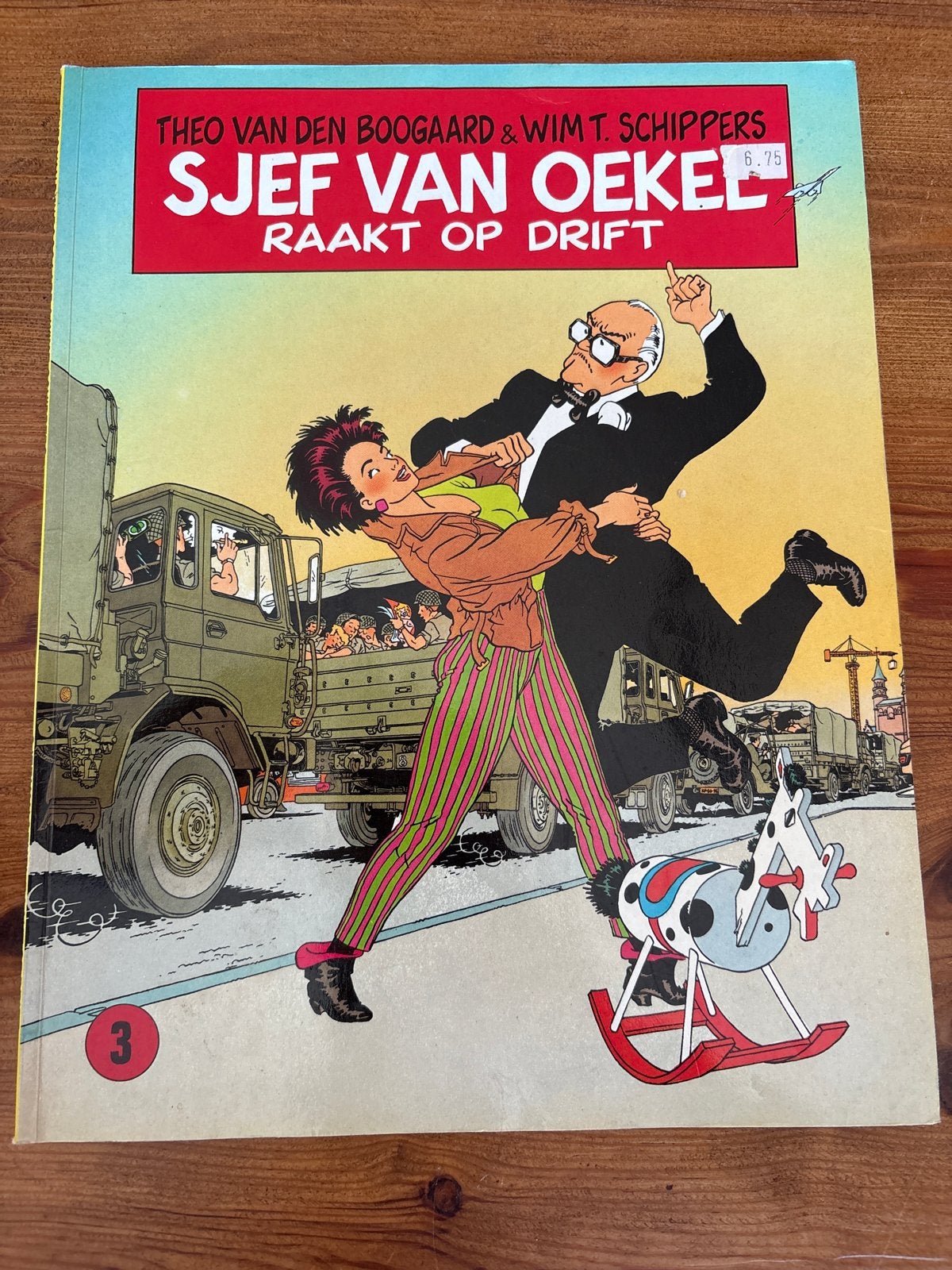 Sjef van Oekel raakt op drift - Theo van den Boogaard, Boeken, Stripboeken, Eén stripboek, Ophalen of Verzenden, Gelezen