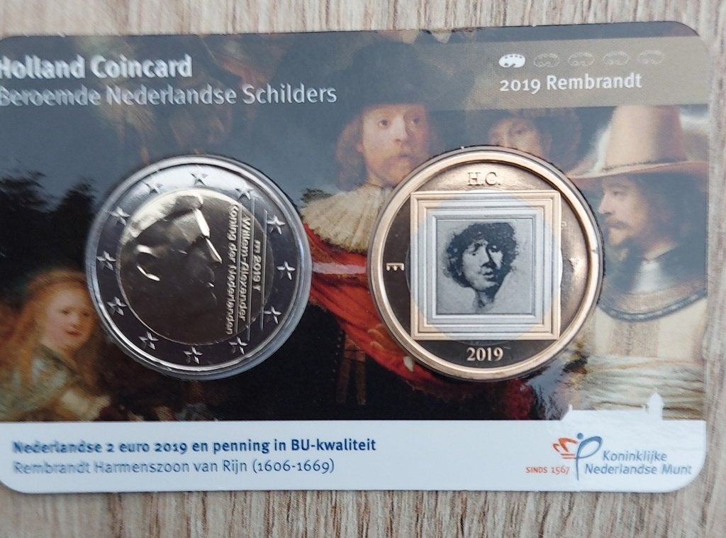 Nederlandse 2 euro 2019 en penning  BU kwaliteit, Postzegels en Munten, Ophalen of Verzenden, Overige materialen