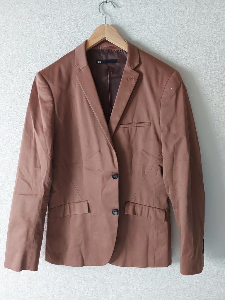 WE Heren Blazer - Bruin, Maat M, Maat 48/50 (M), Ophalen of Verzenden, Zo goed als nieuw, WE