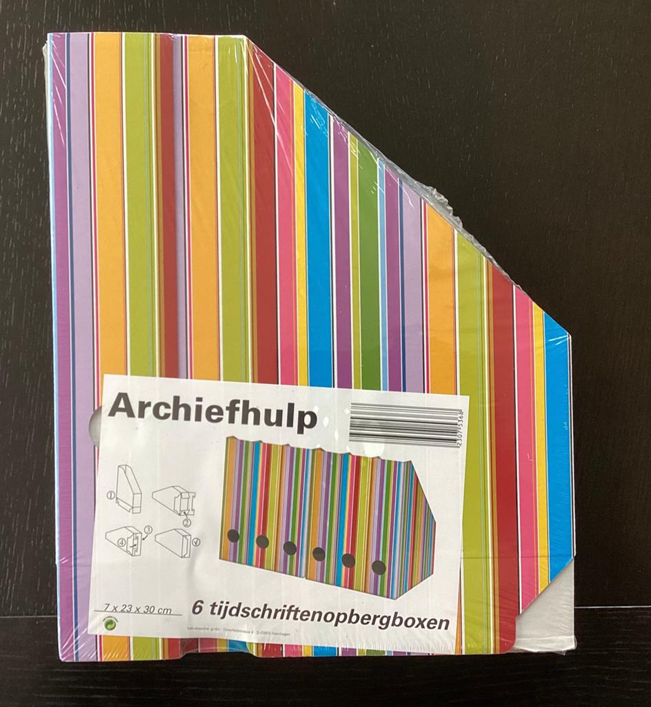 Archiefhulp: 18 opbergboxen. NIEUW!, Ophalen, Zo goed als nieuw