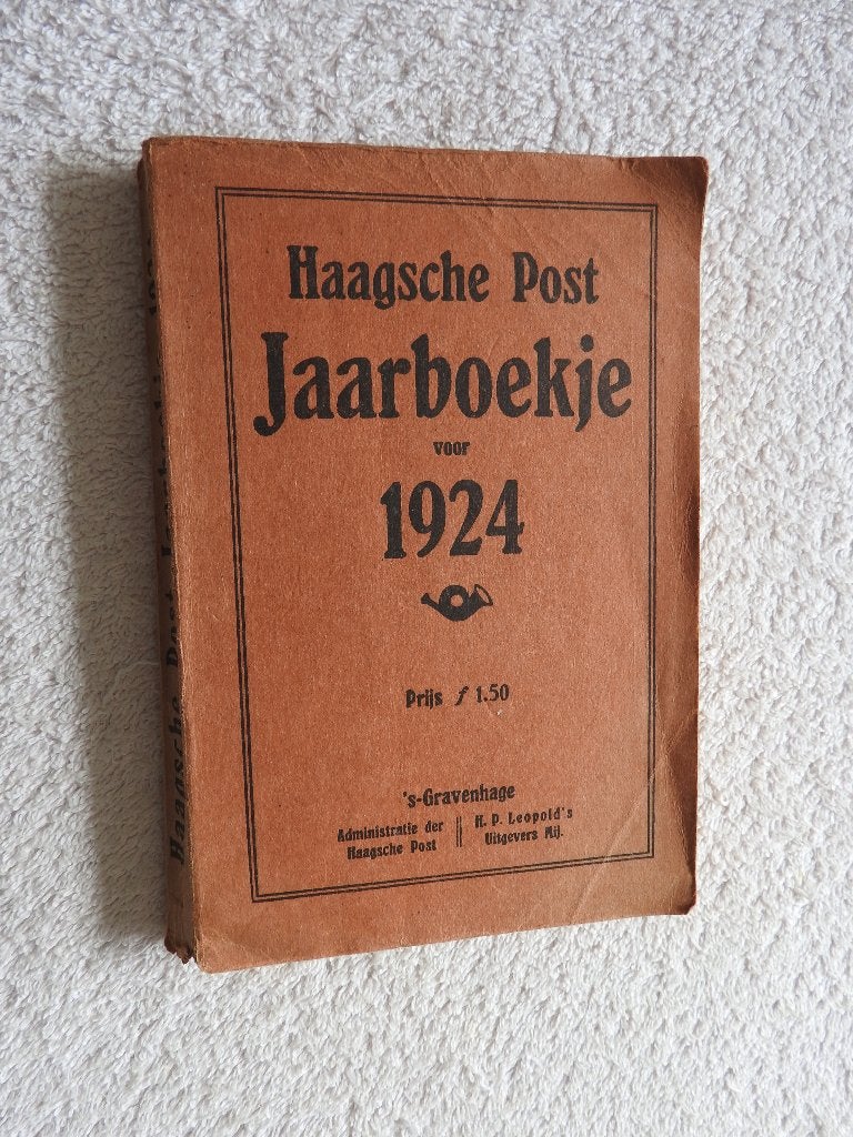 Haagsche Post Jaarboekje voor 1924, Ophalen of Verzenden