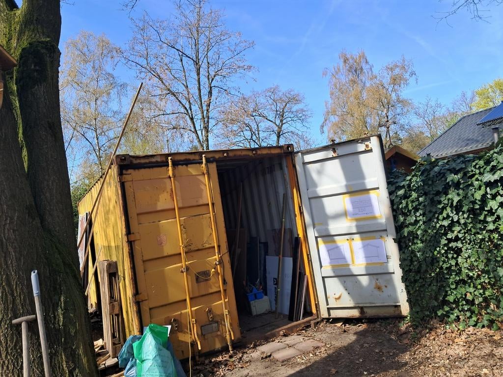 Waterdichte zeecontainer 6 meter - zelf transport regelen, Ophalen