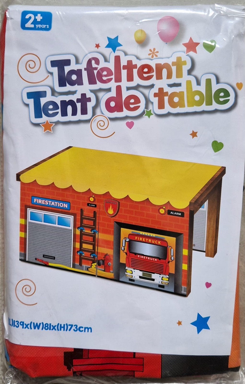 Tafeltent Brandweerkazerne voor kinderen (2+ jaar), Ophalen of Verzenden, Nieuw, Overige materialen