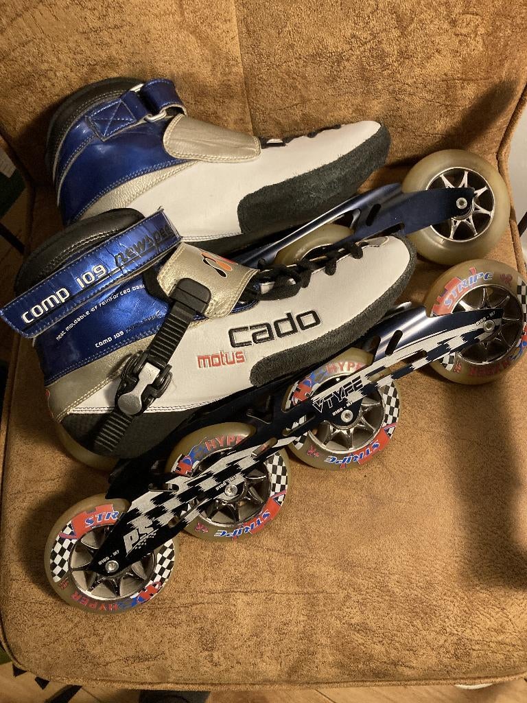 Cadomotus Comp 109, Maat 41, 4x100 (Speed Skates), Sport en Fitness, Skeelers, Overige merken, Dames, Ophalen of Verzenden, Zo goed als nieuw