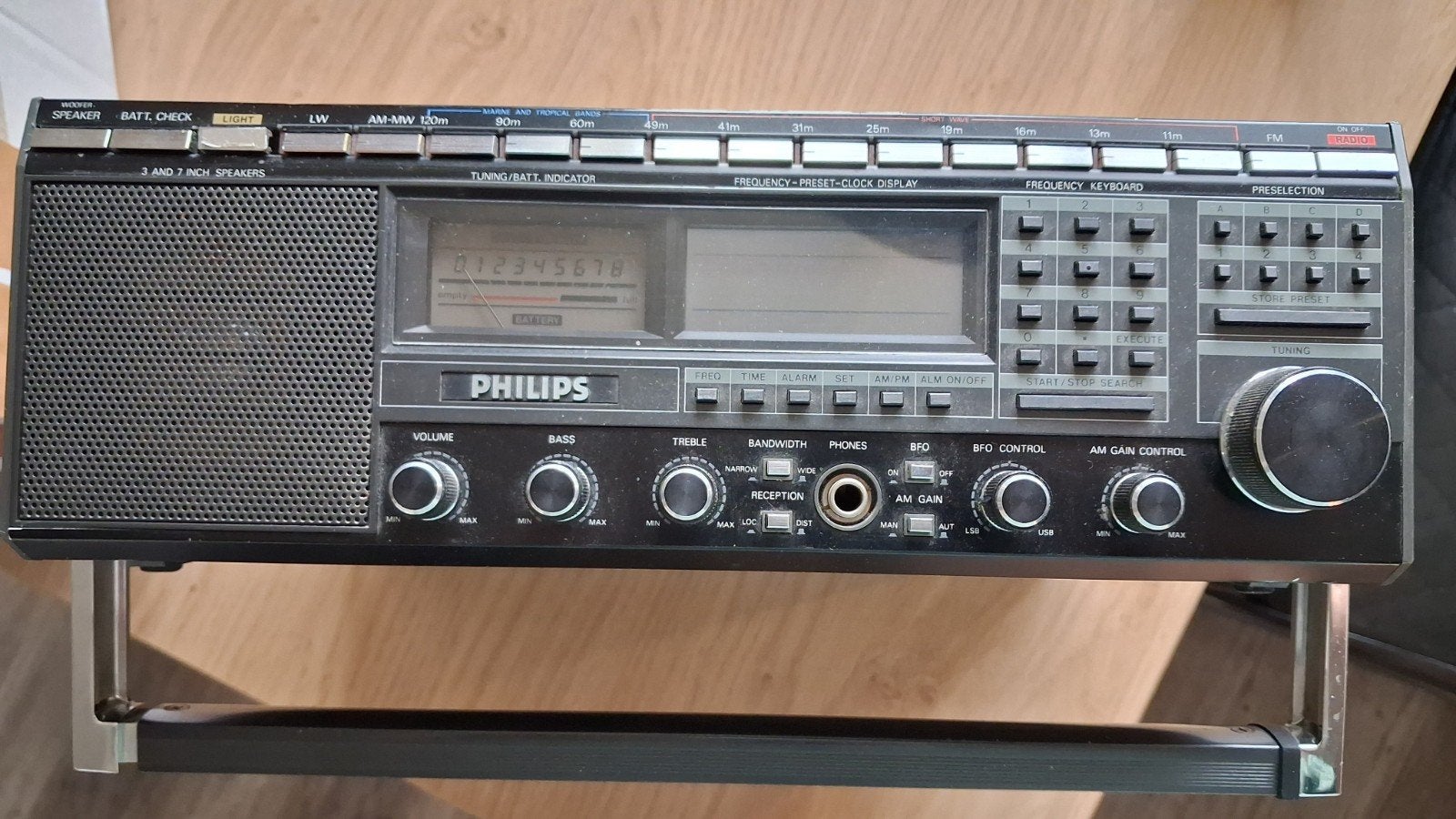 Philips D2999 PLL Wereldontvanger (lezen!), Audio, Tv en Foto, Radio's, Ophalen of Verzenden, Gebruikt, Wereldontvanger