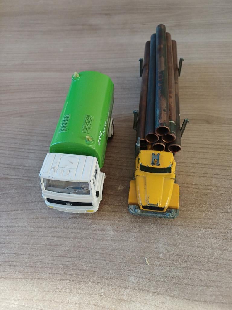 Siku Zuig/Veegwagen & Matchbox Lesney Vervoer Koperen Buizen, Overige merken, Gebruikt, 1:32 tot 1:50, Ophalen of Verzenden