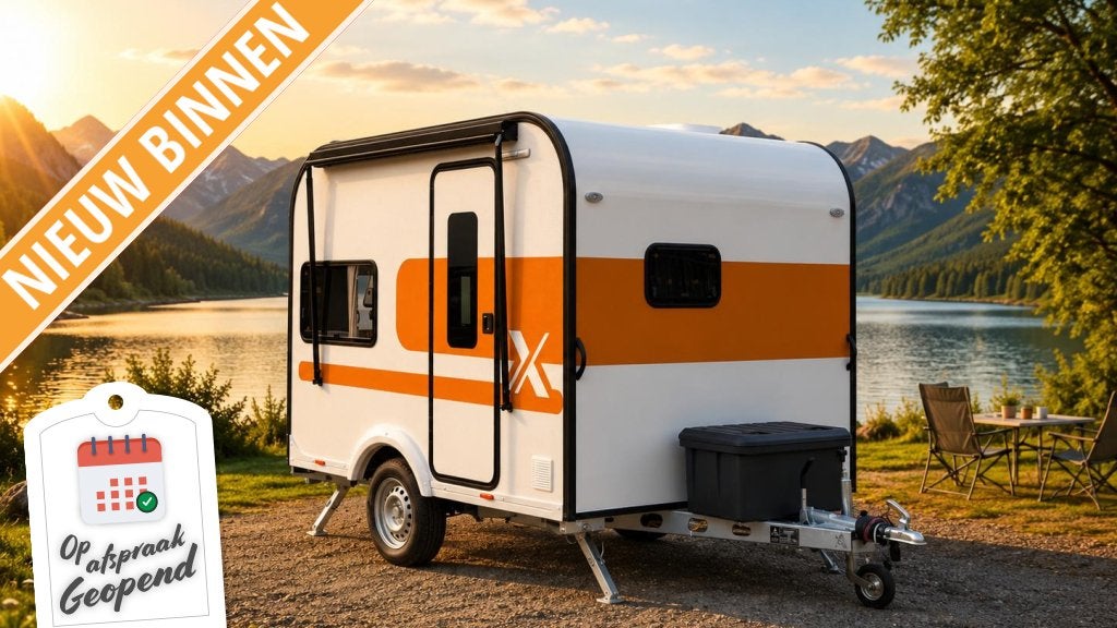 Caravan Micro 285, 5jaar Garantie, 600kg, Nieuw 2026, KNOTT, Overige merken, Bedrijf, Treinzit, Tot en met 3