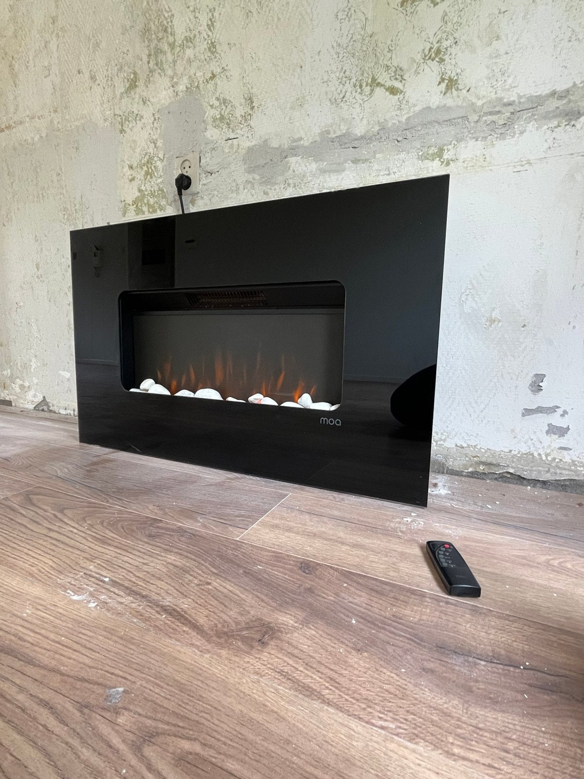 Elektrische wandbaard (inbouw), Ophalen, Gebruikt, Inbouwhaard, Elektrische haard