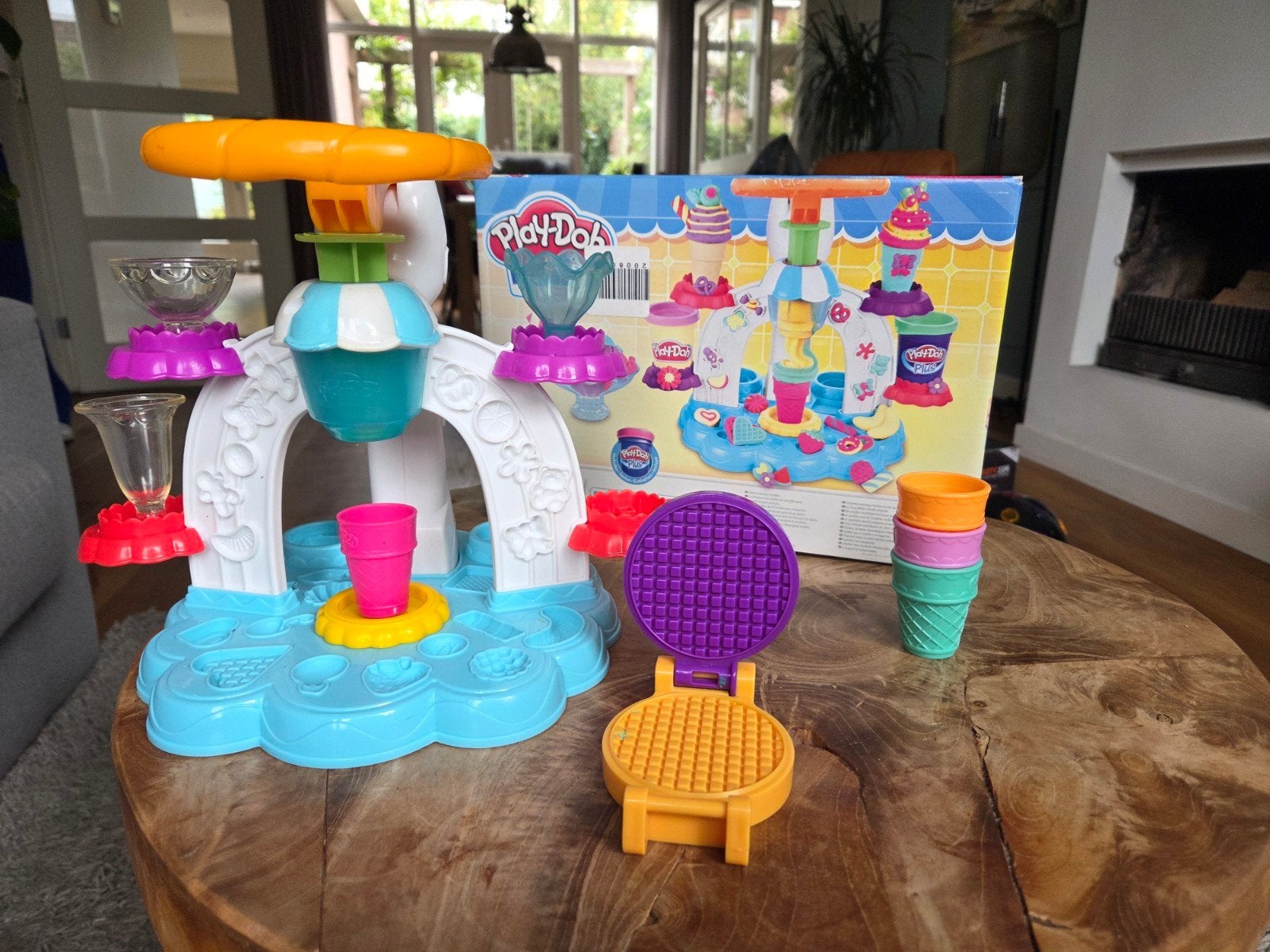 Play-Doh IJssalon en Tandarts Speelset + extra accessoires, Ophalen, Jongen of Meisje