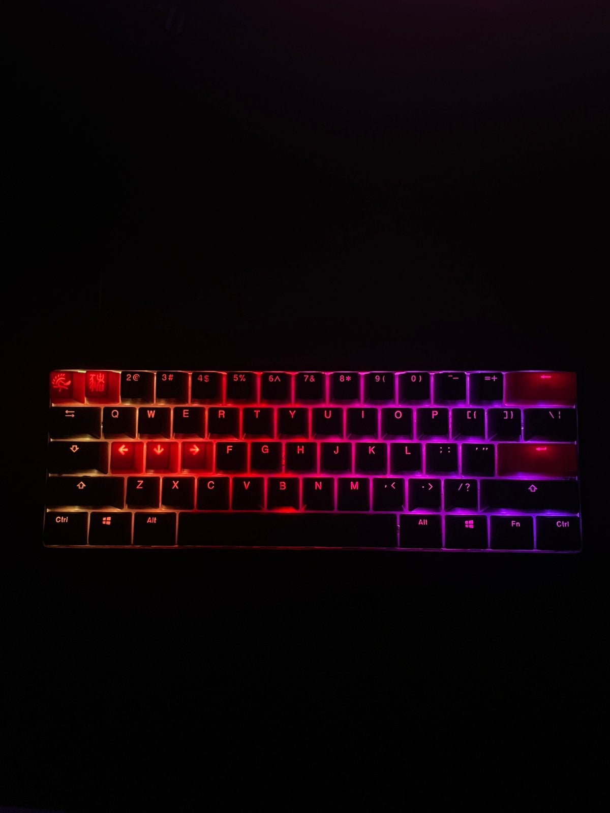 Ducky one 2 mini (year of the pig), Gaming toetsenbord, Ophalen of Verzenden, Zo goed als nieuw, Qwerty